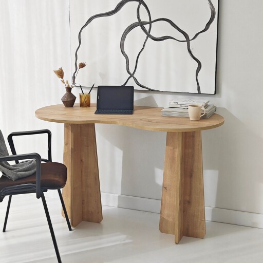 Birou, Hanah Home, Infini, 120x75x60 cm, Maro