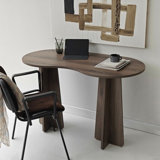 Birou, Hanah Home, Infini, 120x75x60 cm, Maro