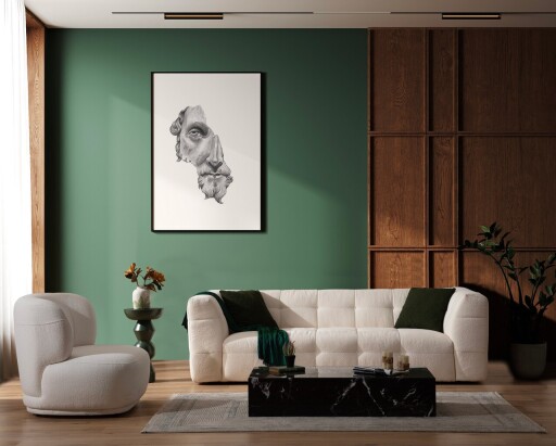 Canapea 3 locuri, Atelier del Sofa, 560ARE1820, Bej
