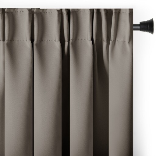 Draperie grej dimout (semi-opacă) 200x270 cm Kierra – Restilo