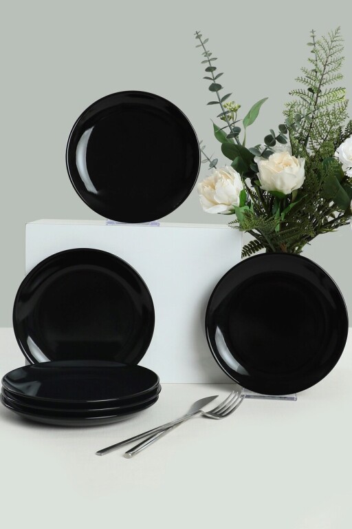 Set farfurii din ceramica pentru desert, Hermia, 275KRM1822, Multicolor