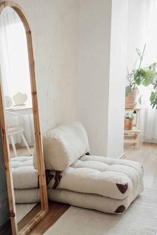 Fotoliu extensibil, Atelier del Sofa, 383EVN1101, Crem