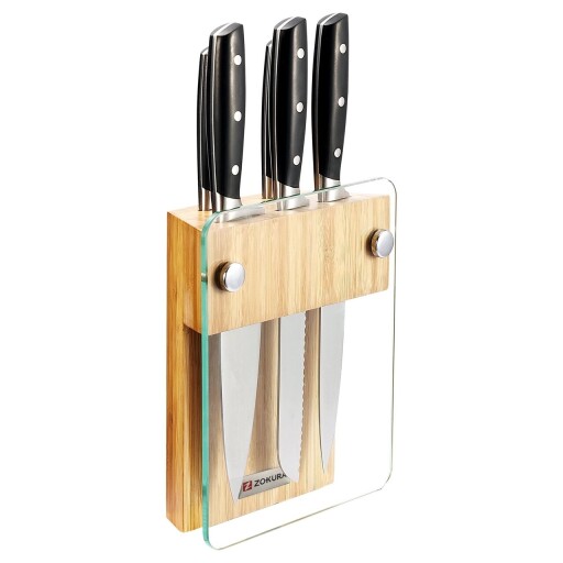 Set cutite 6 piese Z1218, Zokura, inox