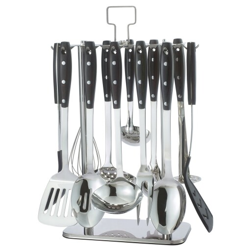 Set ustensile bucatarie 13 piese, Zokura, inox