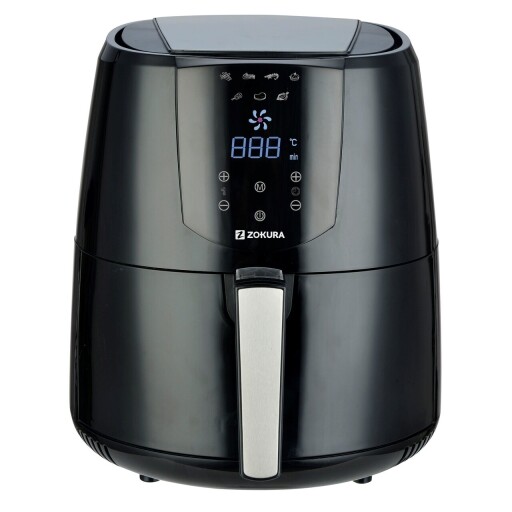 Friteuza cu aer cald, Zokura, 3.2 L, 1400 W