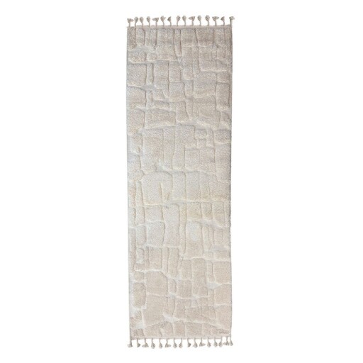 Covor tip traversă crem 80x300 cm Esra Cobbled – Flair Rugs
