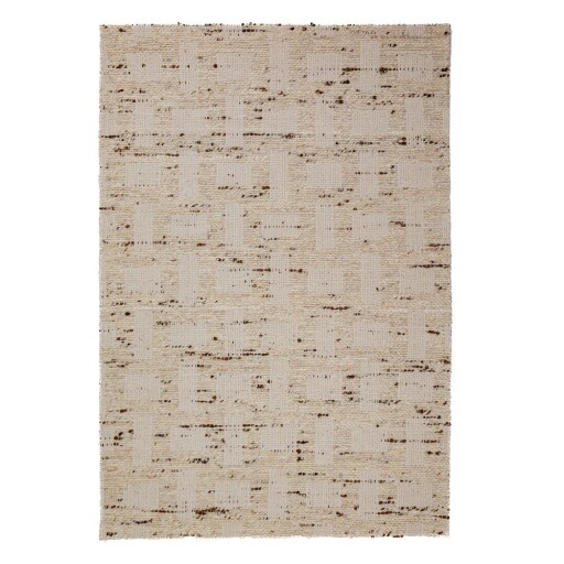 Covor în culoare naturală țesut manual din amestesc de lână 140x200 cm Rova Blend – Flair Rugs