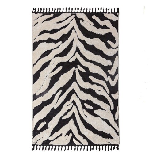 Covor alb-negru 160x230 cm Esra Zebra – Flair Rugs