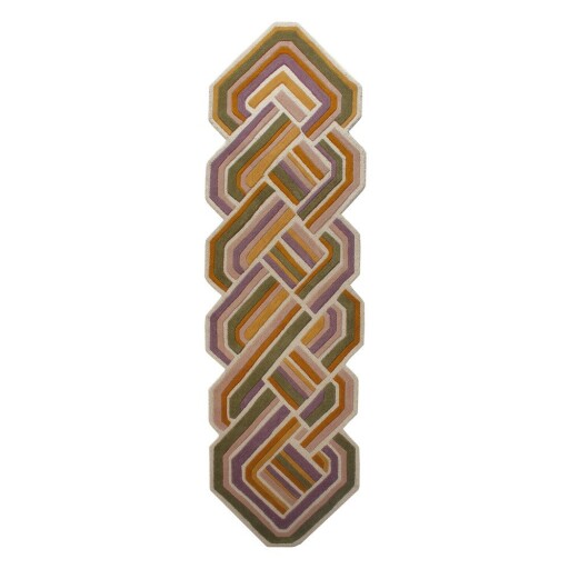 Covor tip traversă țesut manual din lână 80x300 cm Lattice Shaped – Flair Rugs