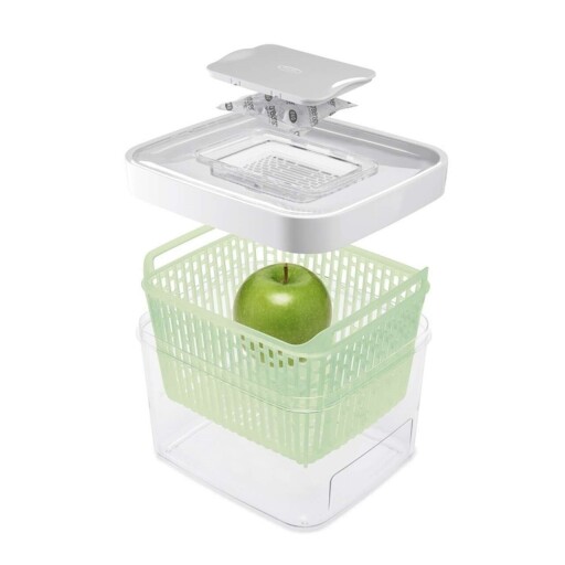 Recipient pentru pastrarea alimentelor 20 x 21,3 x 15,3 cm, 4 L, "GreenSaver" - OXO