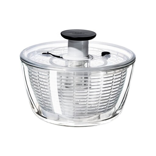 Uscator salata si verdeturi, bol de sticla, 27 cm/4,1L, "Good Grips" - OXO