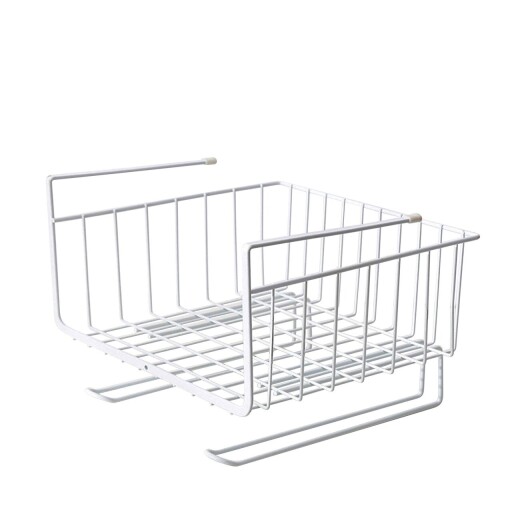 Cos suspendat sub raft, otel carbon, 29,5x24,5x18cm - Zokura