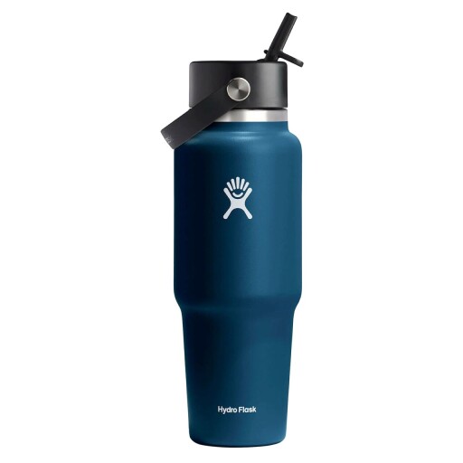 Sticla termos, inox, 950ml, "Wide Straw", Indigo - Hydro Flask