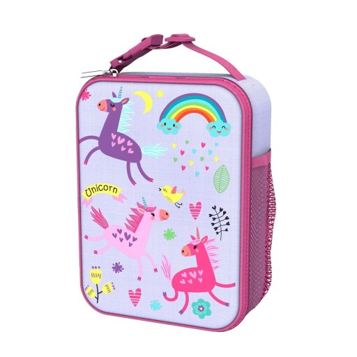 Geanta termoizolanta pentru pranz, 26,5 x 19,5 cm, Unicorns - Ion8