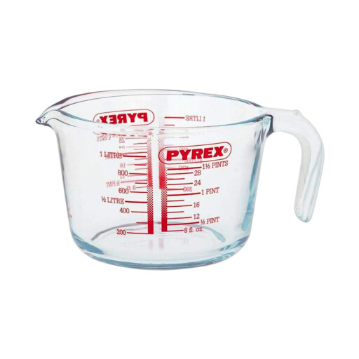 Cana gradata, din sticla borosilicata, 1000ml, "Classic" - Pyrex