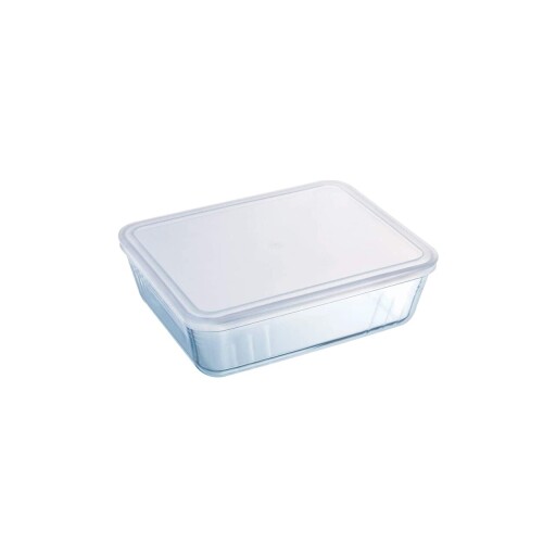 Caserola dreptunghiulara, din sticla termorezistenta, cu capac, 1,5L, "Cook&amp;Freeze" - Pyrex