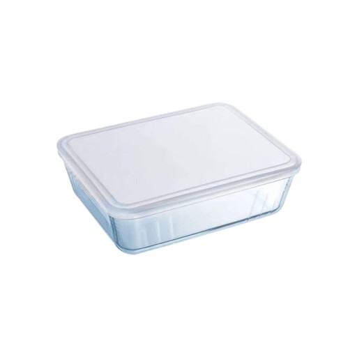 Caserola dreptunghiulara, din sticla termorezistenta, cu capac, 4L, "Cook&amp;Freeze" - Pyrex