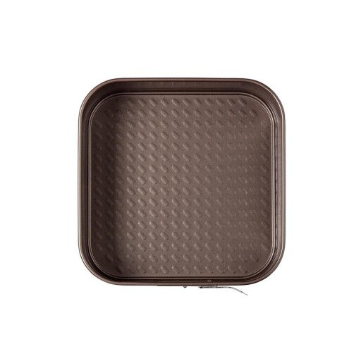 Forma de copt patrata, cu baza detasabila, otel carbon, 24 cm, "Asimetria" - Pyrex