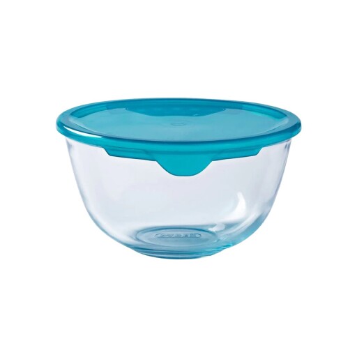 Bol cu capac, din sticla termorezistenta, 21cm/2L, "Prep&amp;Store" - Pyrex