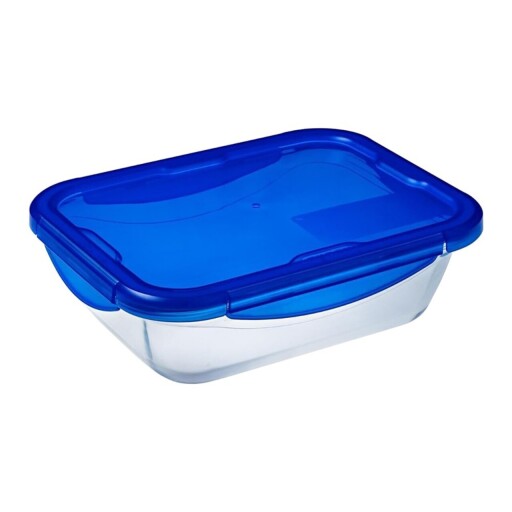 Caserola dreptunghiulara, cu capac etans, sticla termorezistenta, 30x23cm/3,5L, "Cook&amp;Go" - Pyrex