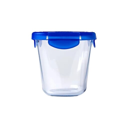 Caserola patrata adanca, cu capac etans, sticla termorezistenta, 12x12cm/0,8L, "Cook&amp;Go" - Pyrex