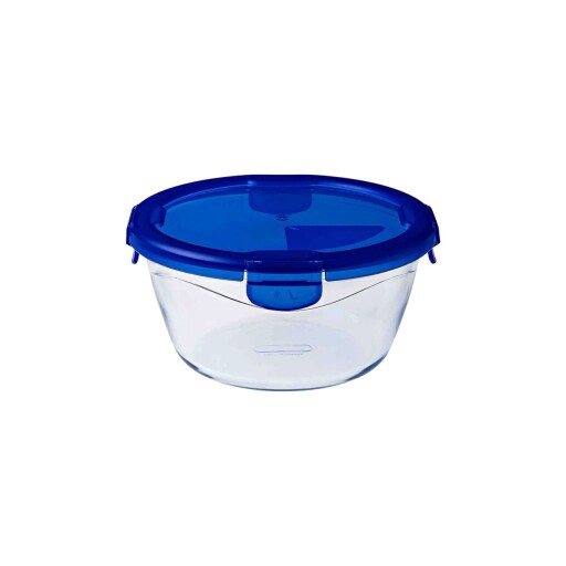 Caserola rotunda, cu capac etans, sticla termorezistenta, 15cm/0,7L, "Cook&amp;Go" - Pyrex
