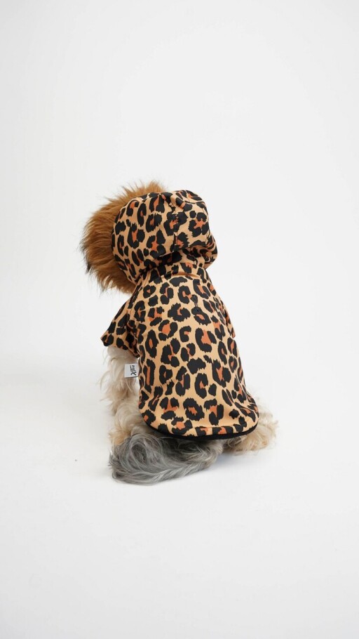 Hanorac pentru câini, Paws &amp; Whiskers, Leopar Coat, Multicolor