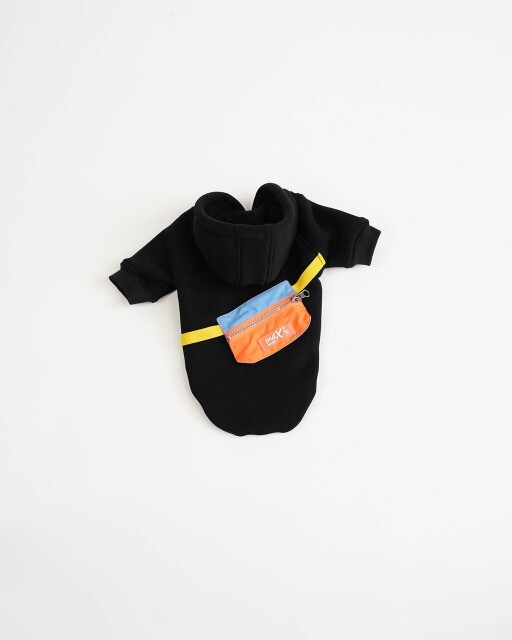 Hanorac pentru câini, Paws &amp; Whiskers, City Walk Hoodie, Negru