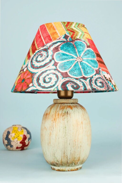 Lampa de masa, Opviq, 687HMY2438, Multicolor