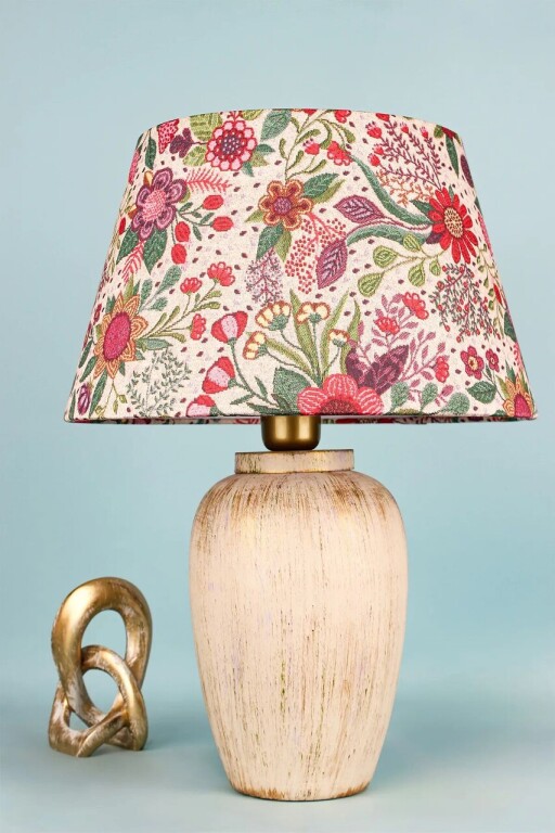Lampa de masa, Opviq, 687HMY2447, Ecru