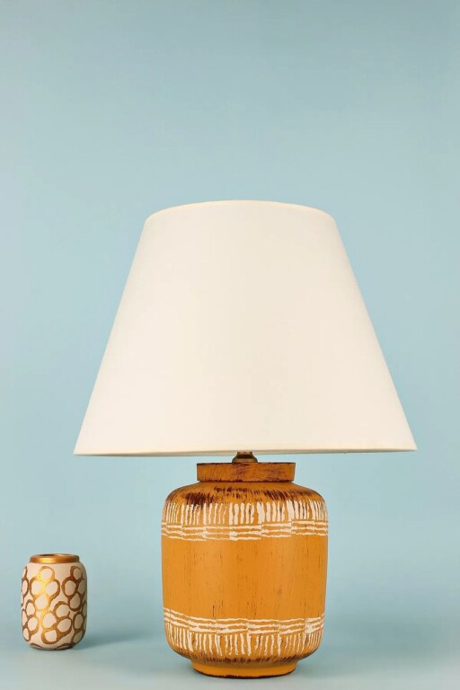 Lampa de masa, Opviq, 687HMY2462, Portocaliu