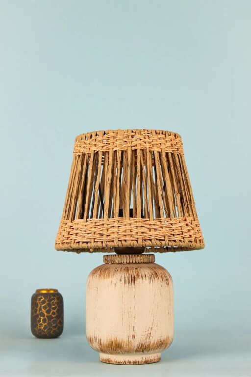 Lampa de masa, Opviq, 687HMY2464, Cămilă / Bej