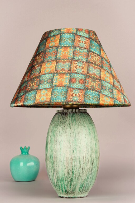 Lampa de masa, Opviq, 687HMY2480, Multicolor