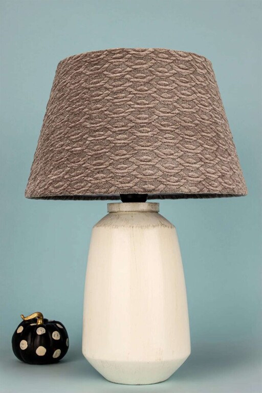 Lampa de masa, Opviq, 687HMY2490, Maro / Crem