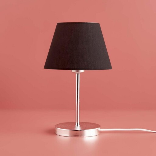 Lampa de masa, Opviq, 780SGN2107, Negru/Argintiu