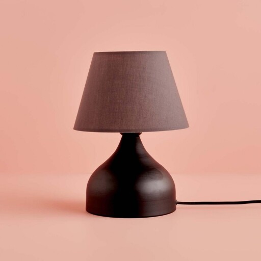 Lampa de masa, Opviq, 780SGN2137, Gri/Negru
