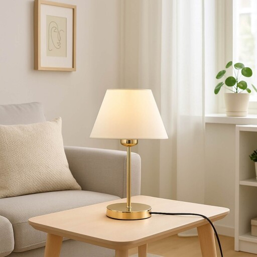 Lampa de masa, Opviq, 780SGN2153, Crem