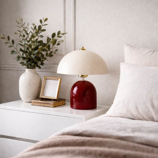 Lampa de masa, Opviq, 780SGN2180, Rosu