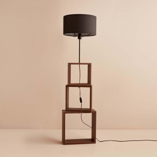 Lampadar, Opviq, 780SGN3519, Negru/Maro