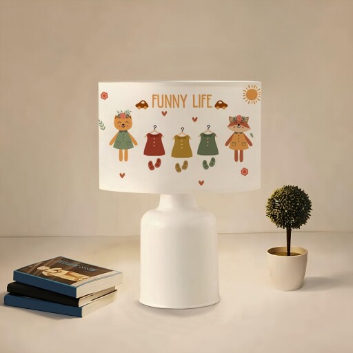 Lampa de masa, Opviq, 780SGN4680, Multicolor