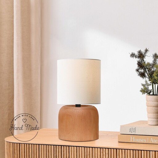 Lampa de masa, Opviq, 780SGN4707, Bej / Crem
