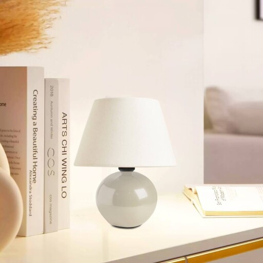 Lampa de masa, Opviq, 780SGN4772, Crem