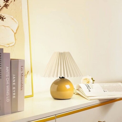 Lampa de masa, Opviq, 780SGN4778, Crem / Galben