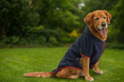 Hanorac pentru câini, Paws &amp; Whiskers, Navyraincoat, Albastru navy