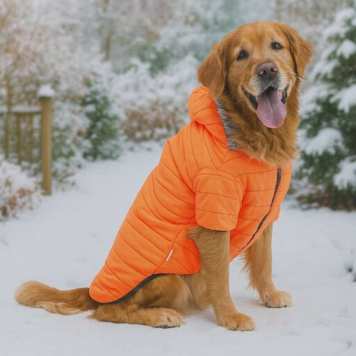 Hanorac pentru câini, Paws &amp; Whiskers, Orangecoat, Portocaliu