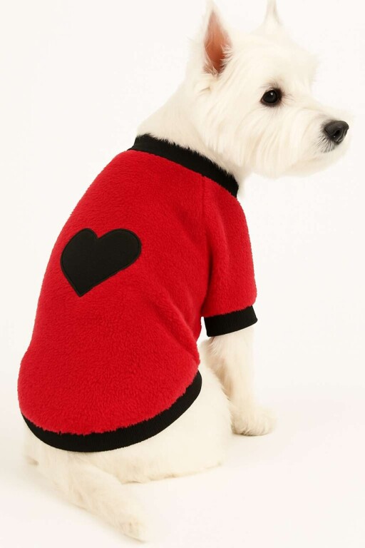 Hanorac pentru câini, Paws &amp; Whiskers, Blackheartsweat, Rosu