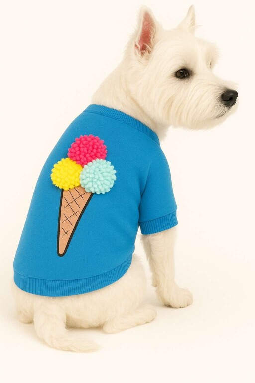 Hanorac pentru câini, Paws &amp; Whiskers, Blueıcecreamsweat, Albastru