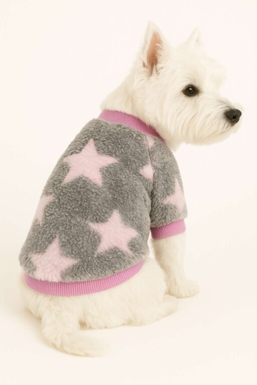 Hanorac pentru câini, Paws &amp; Whiskers, Pinkstarsweat, Gri