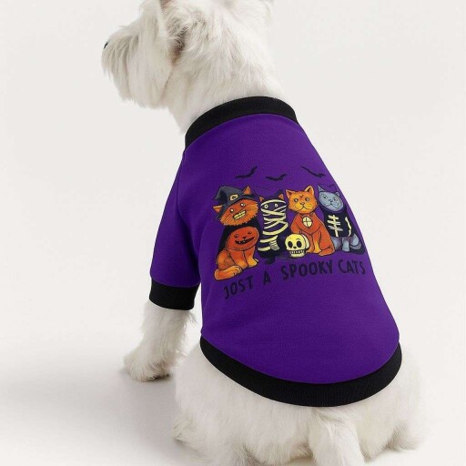 Hanorac pentru câini, Paws &amp; Whiskers, Purplespookycat, Mov