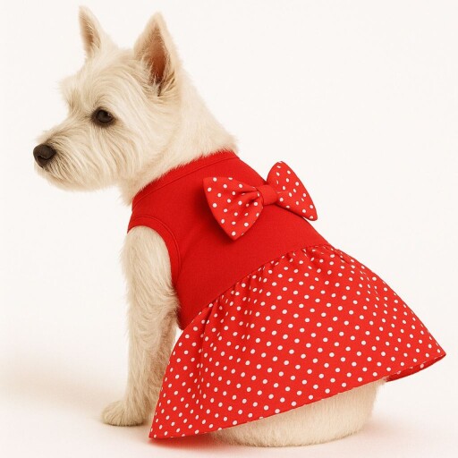 Hanorac pentru câini, Paws &amp; Whiskers, Reddresses, Rosu